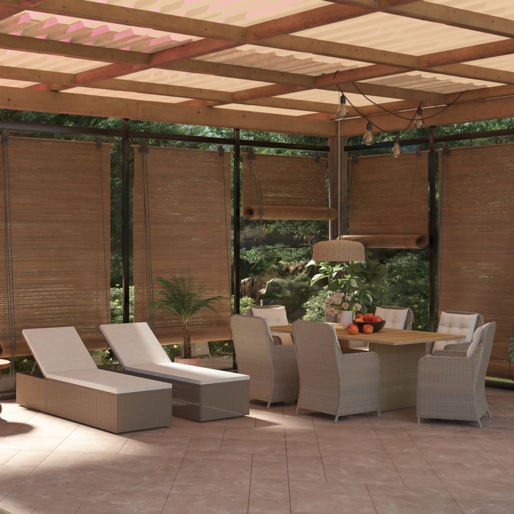 9-delige Tuinset poly rattan