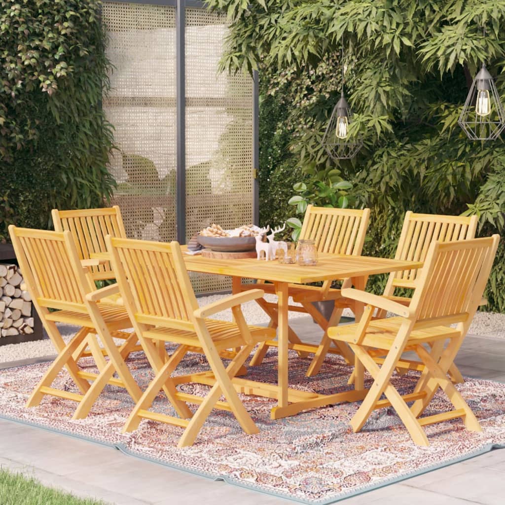 Ensemble de jardin 5 pièces en bois de teck massif