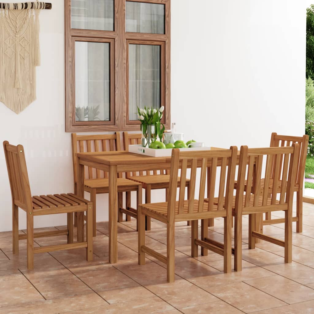 Ensemble de jardin 4 pièces en bois de teck massif