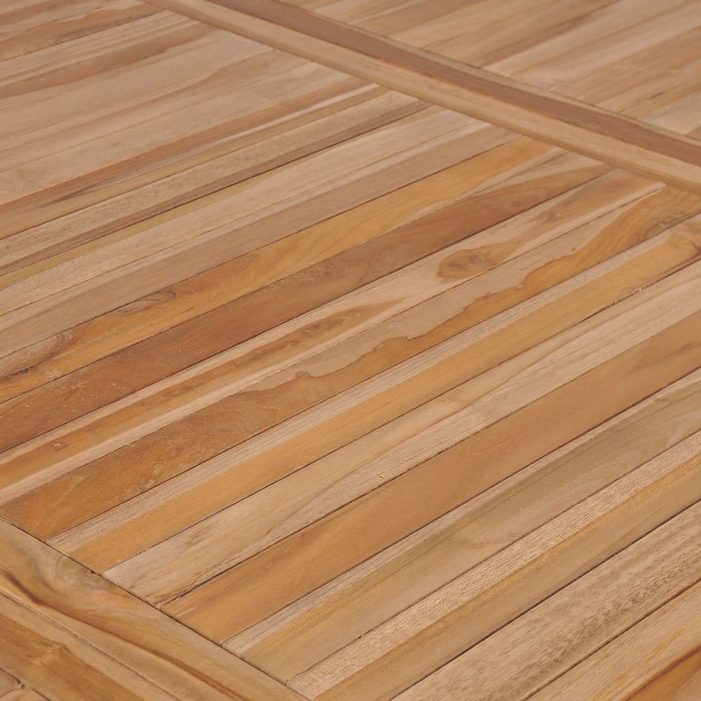 Ensemble de jardin 9 pièces en bois de teck massif