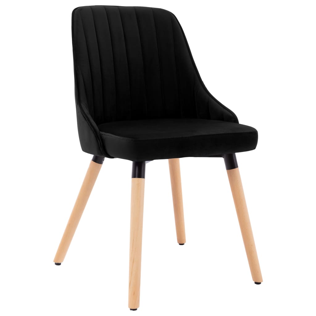 Eetkamerstoelen 2 st fluweel