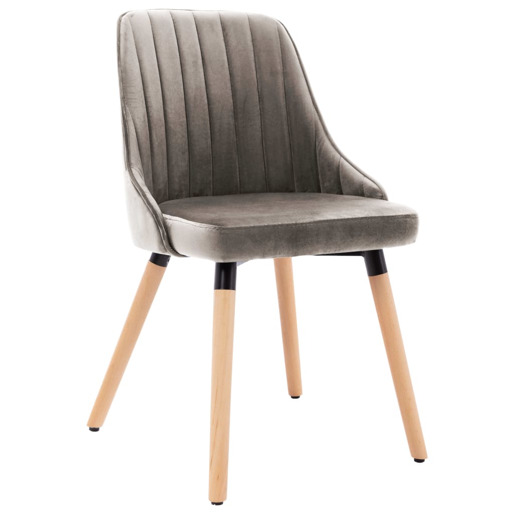 Eetkamerstoelen 2 st fluweel