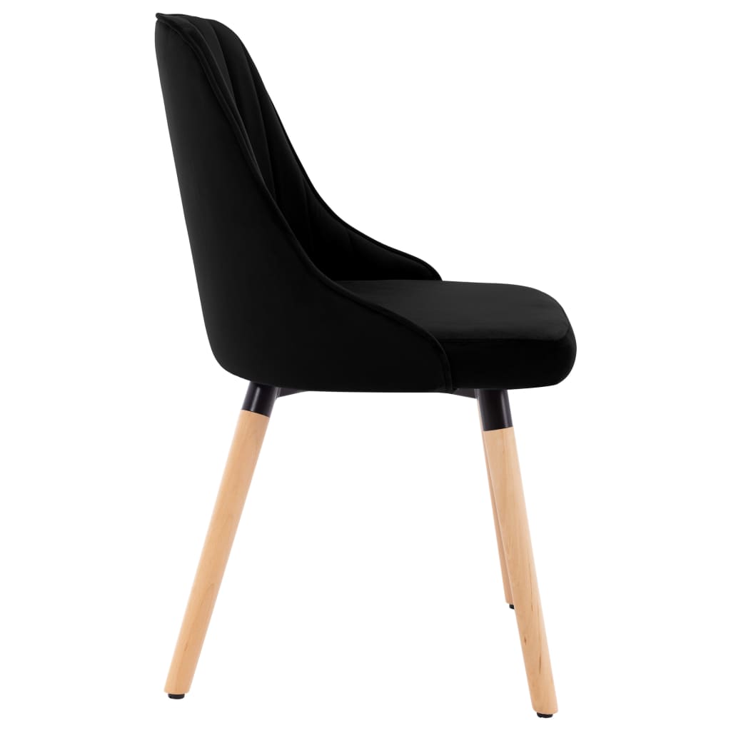 Eetkamerstoelen 2 st fluweel