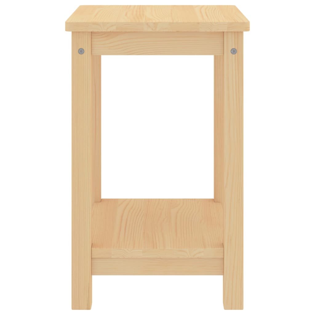 Table de chevet 35x30x47 cm en bois de pin massif