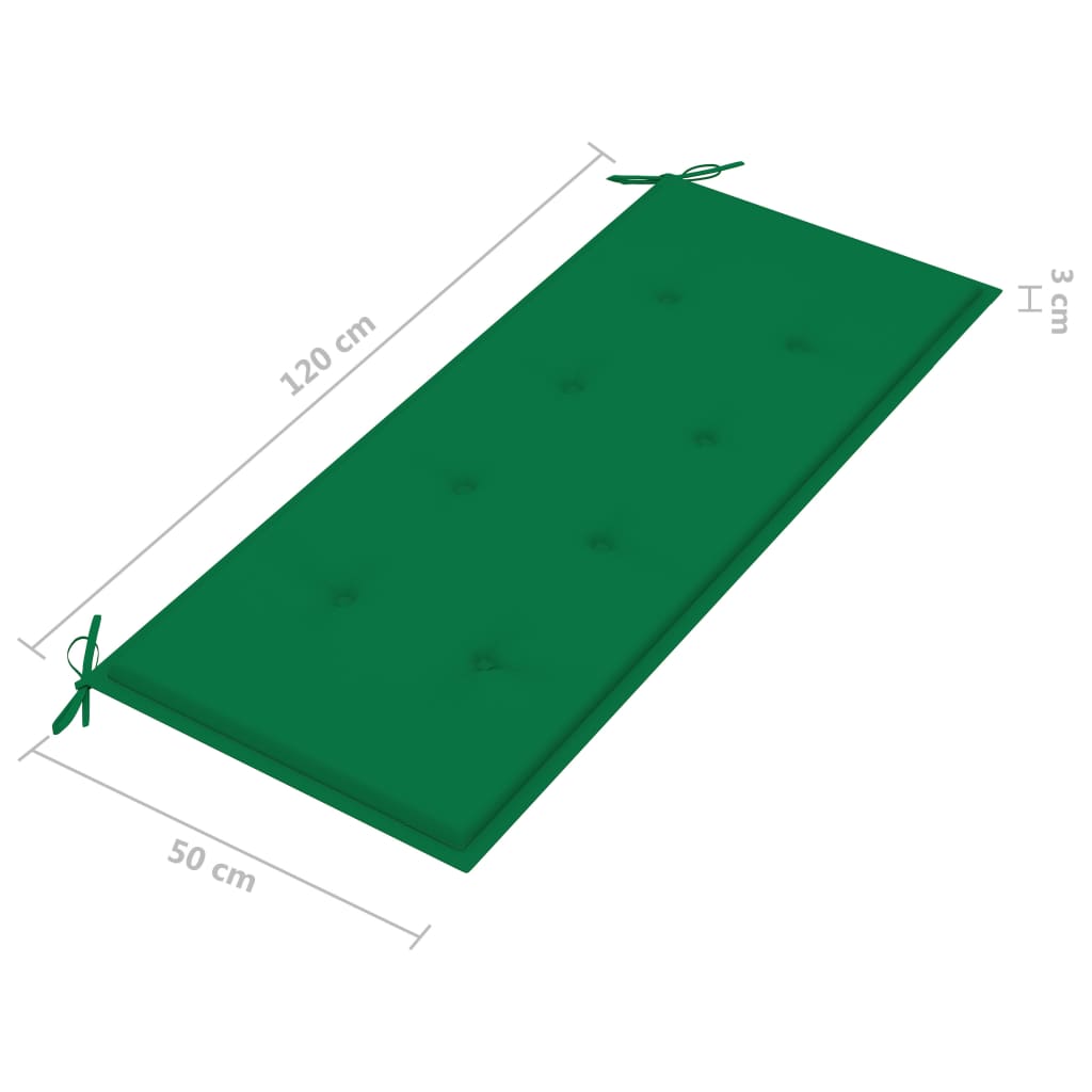 Tuinbank 3-zits met kussen 150 cm eucalyptushout