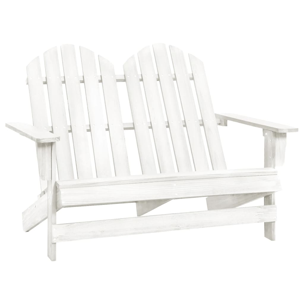 Chaise de jardin 2 places Adirondack en pin massif