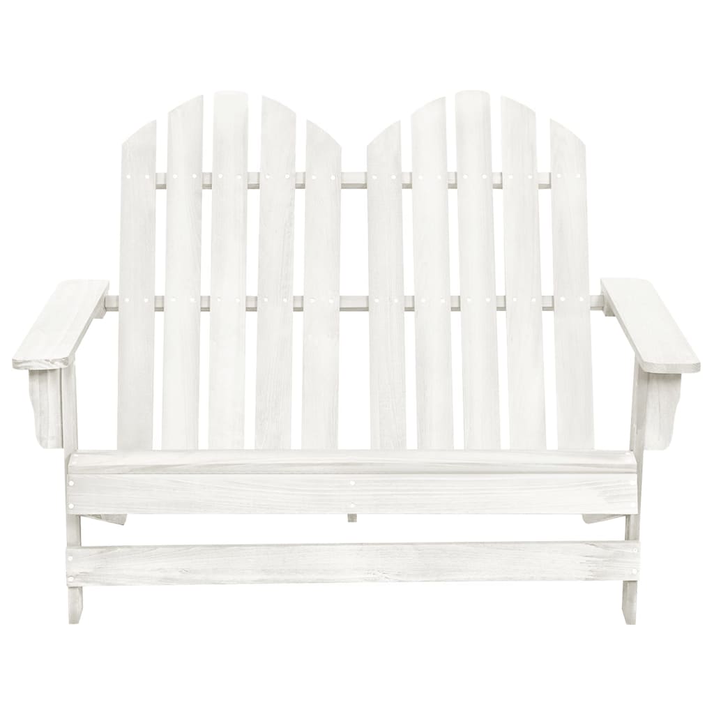 Chaise de jardin 2 places Adirondack en pin massif