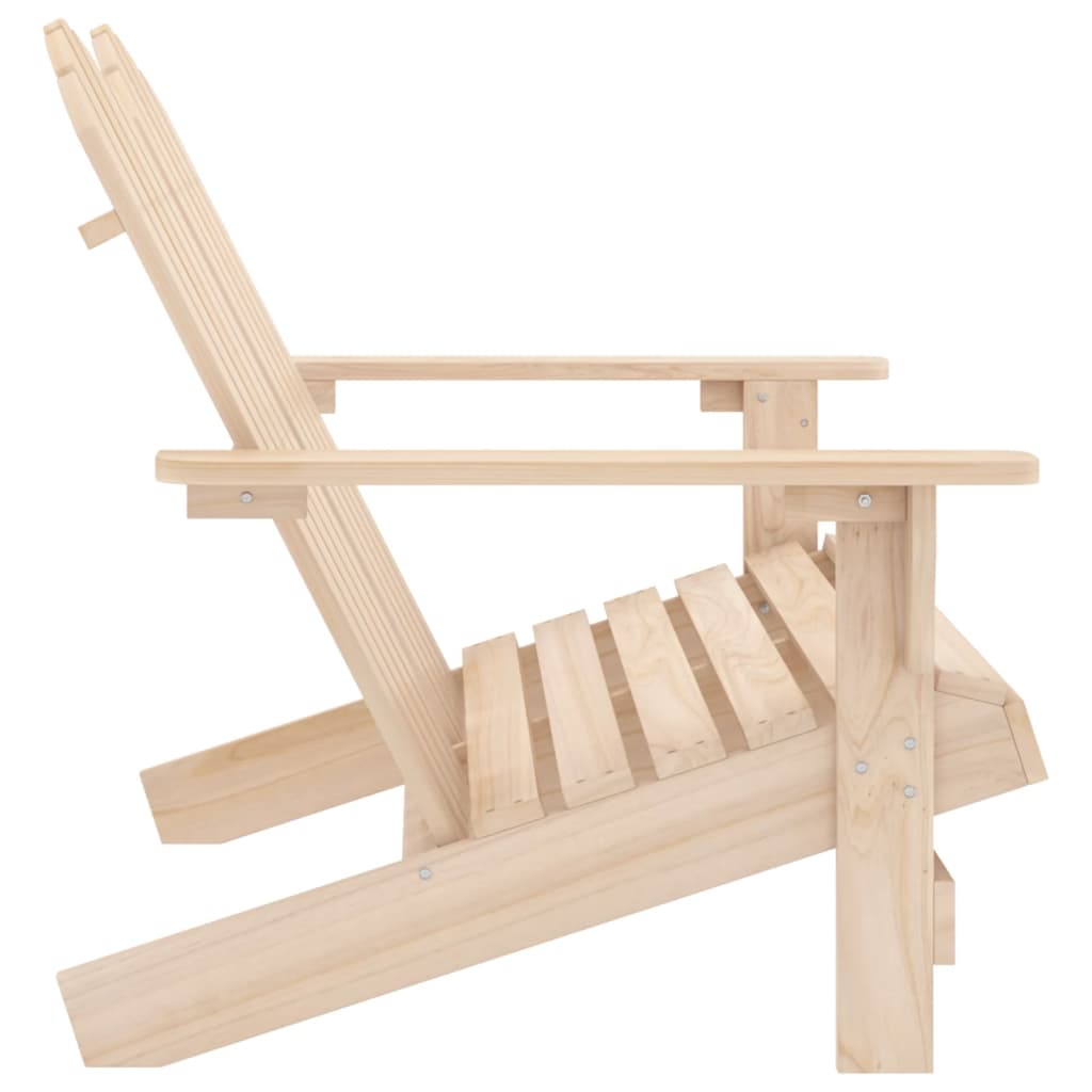 Chaise de jardin 2 places Adirondack en pin massif