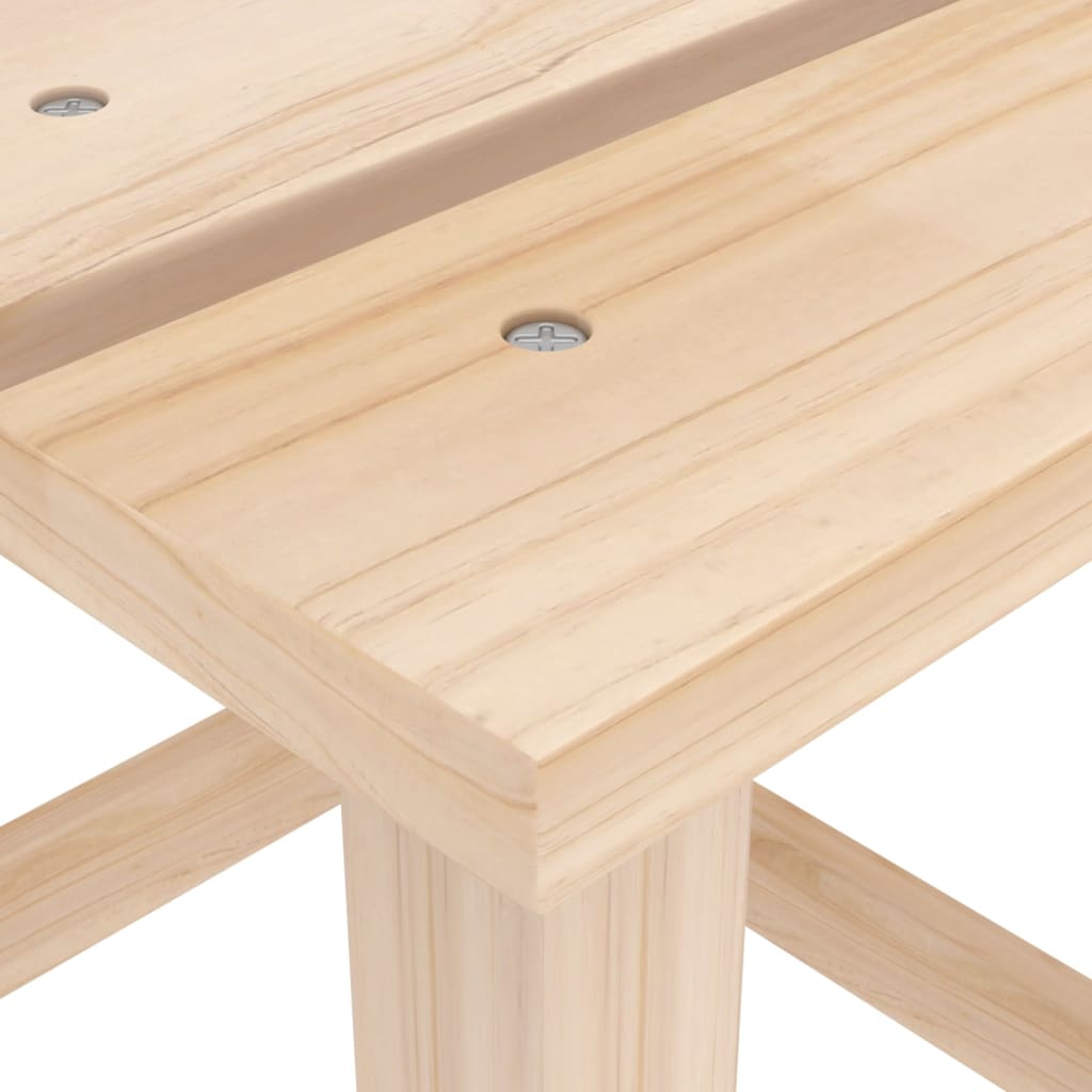 Tuinstoel Adirondack met tafel massief vurenhout