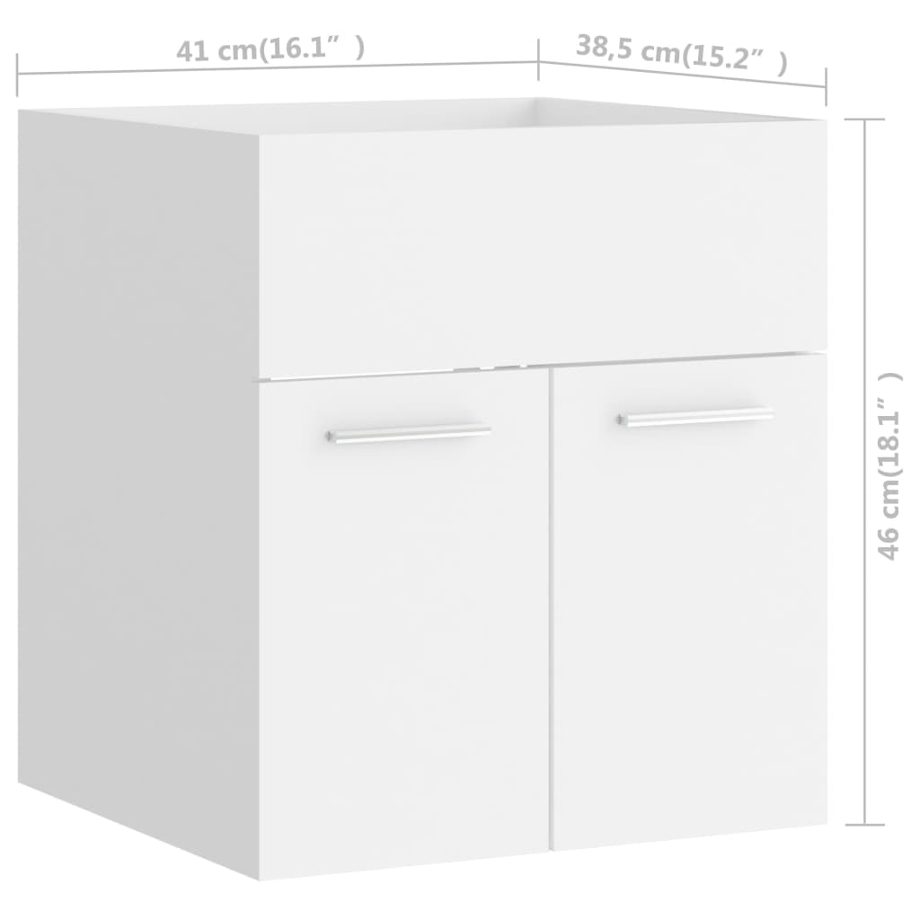 Ensemble de meubles de salle de bain 2 pièces, bois fini, gris brillant