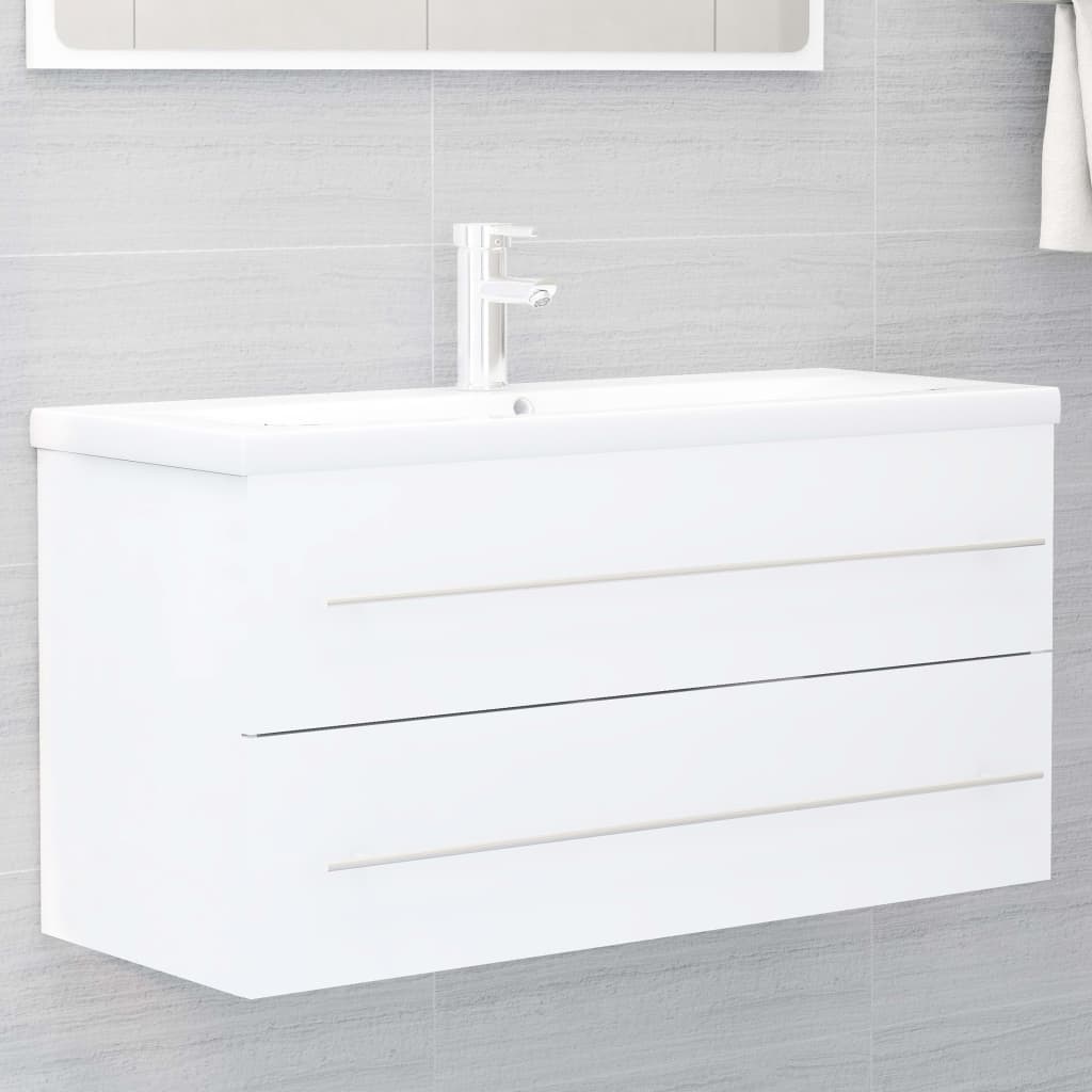 Ensemble de meubles de salle de bain 2 pièces en bois