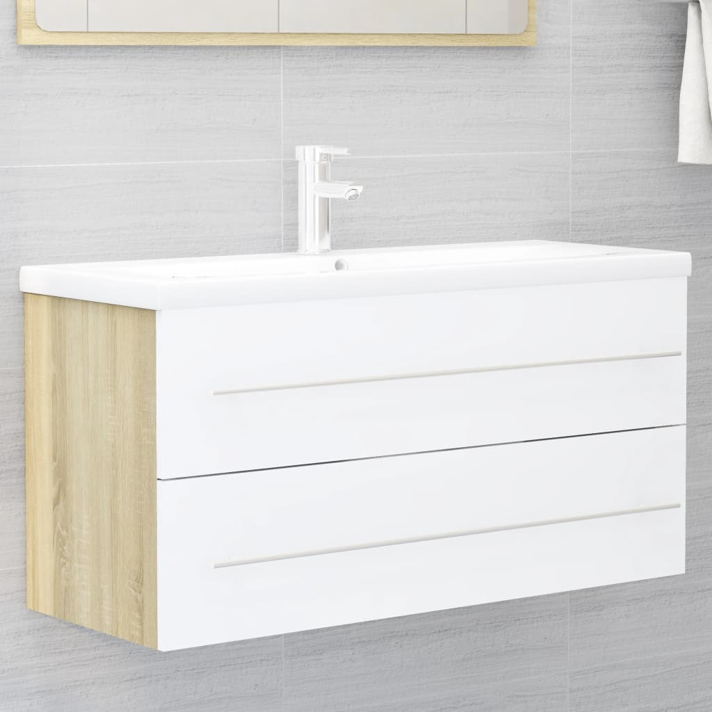 Ensemble de meubles de salle de bain 2 pièces en bois