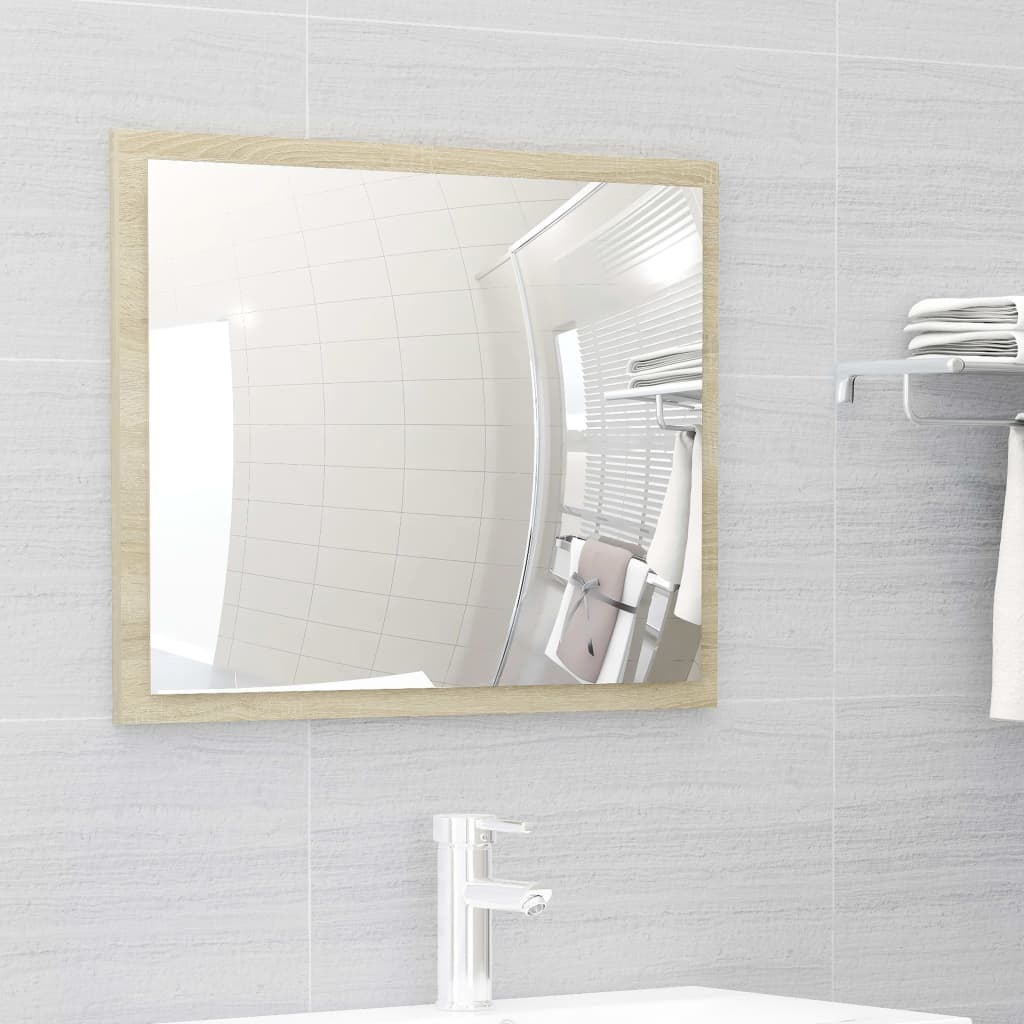 Ensemble de meubles de salle de bain 2 pièces en bois couleur chêne