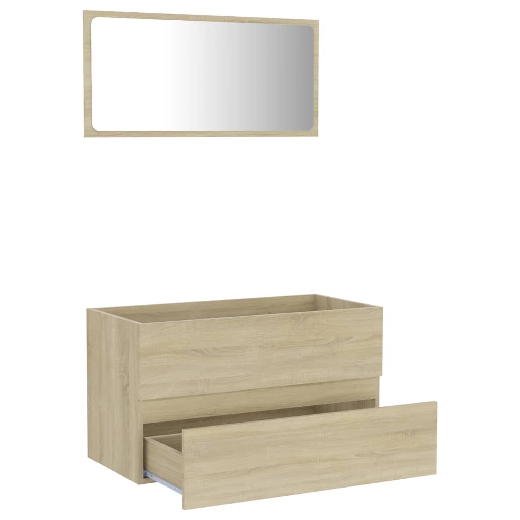 Ensemble de meubles de salle de bain 2 pièces en bois