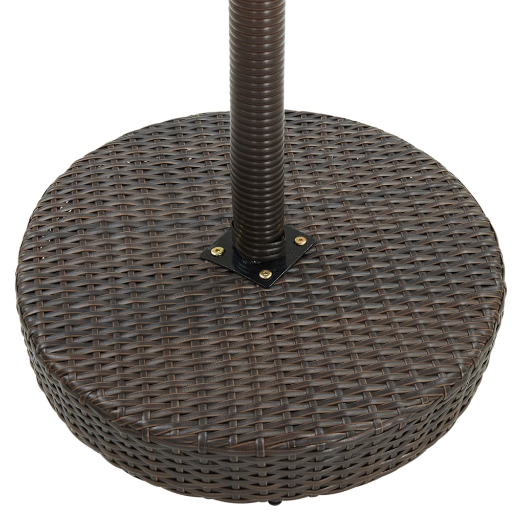 3-delige Tuinbarset poly rattan