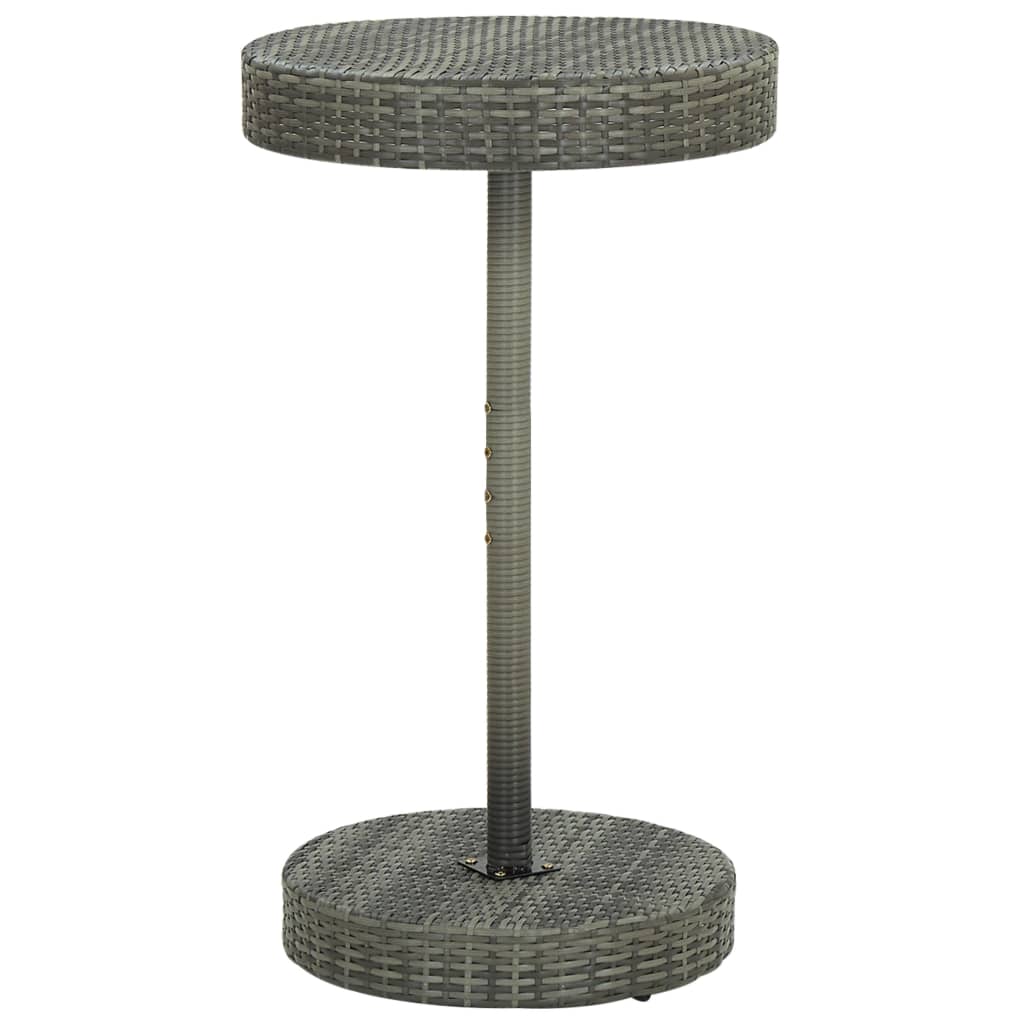 3-delige Tuinbarset poly rattan