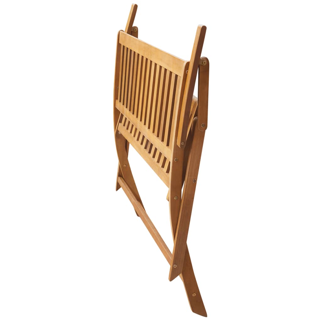 Banc de jardin avec coussin 120 cm en bois d'acacia massif