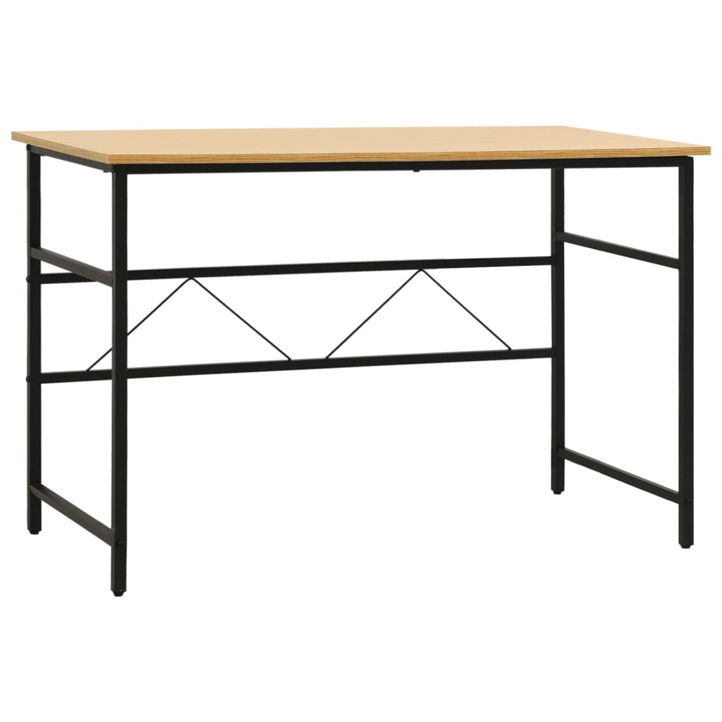 Bureau d'ordinateur 105x55x72 cm MDF et métal