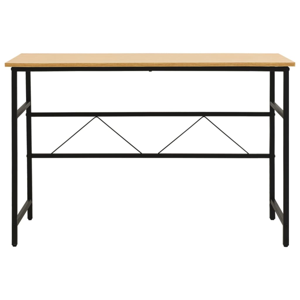 Bureau d'ordinateur 105x55x72 cm MDF et métal