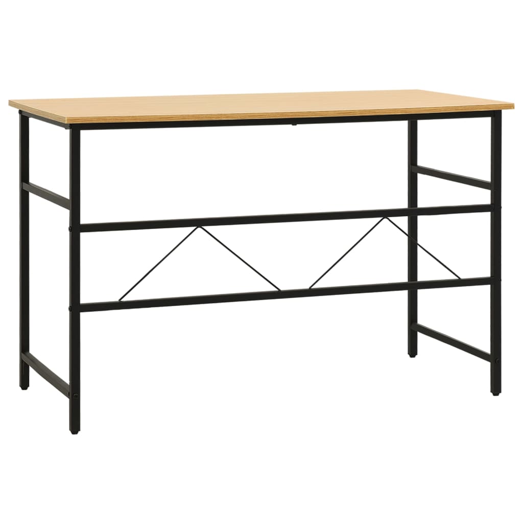 Bureau d'ordinateur 105x55x72 cm MDF et métal