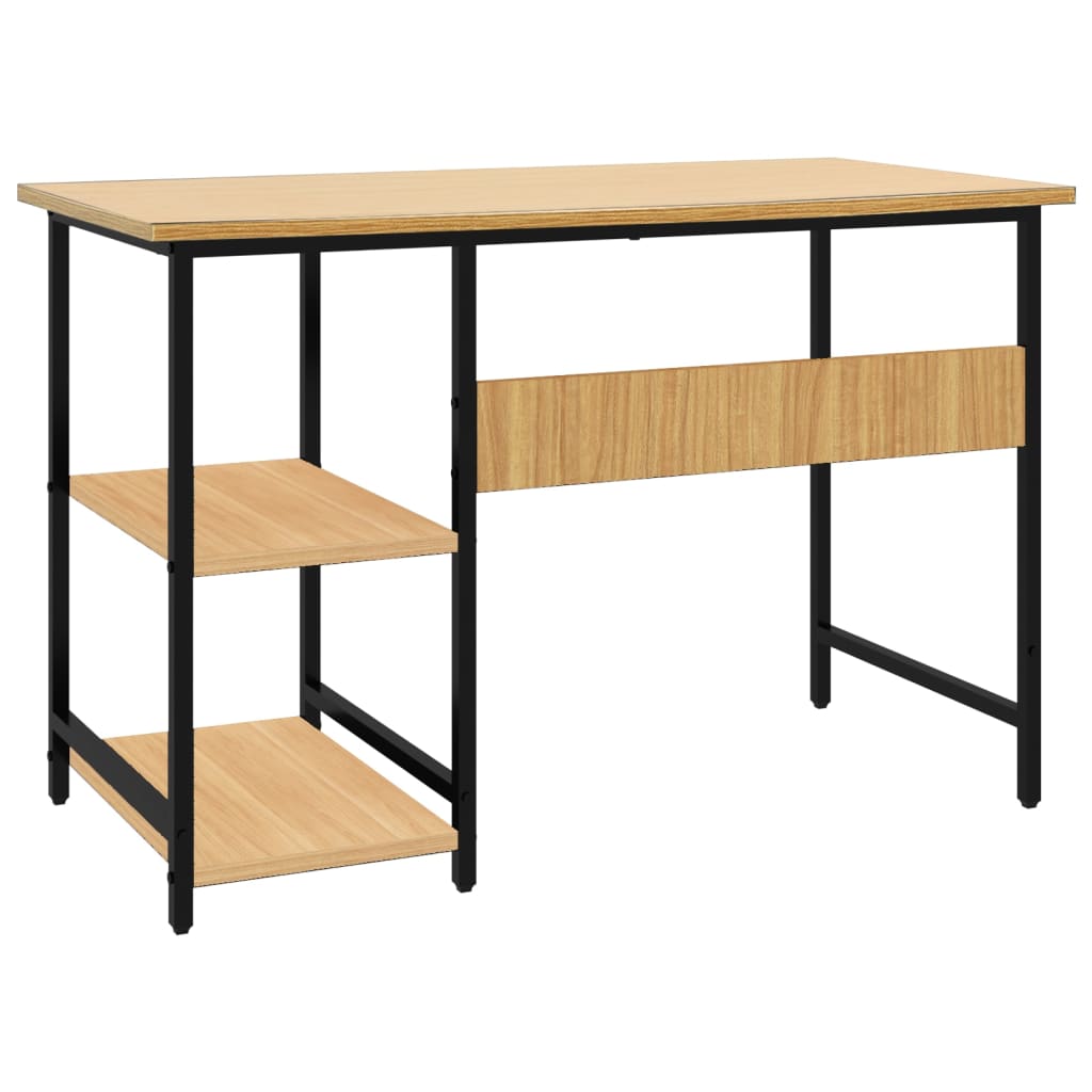 Bureau d'ordinateur 105x55x72 cm MDF et métal