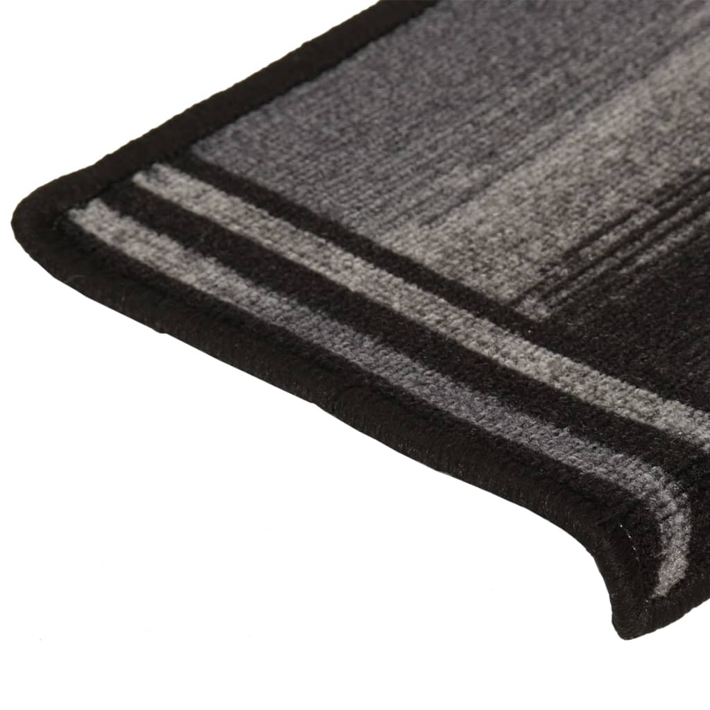 Tapis d'escalier autocollants 15 pcs 65x21x4 cm