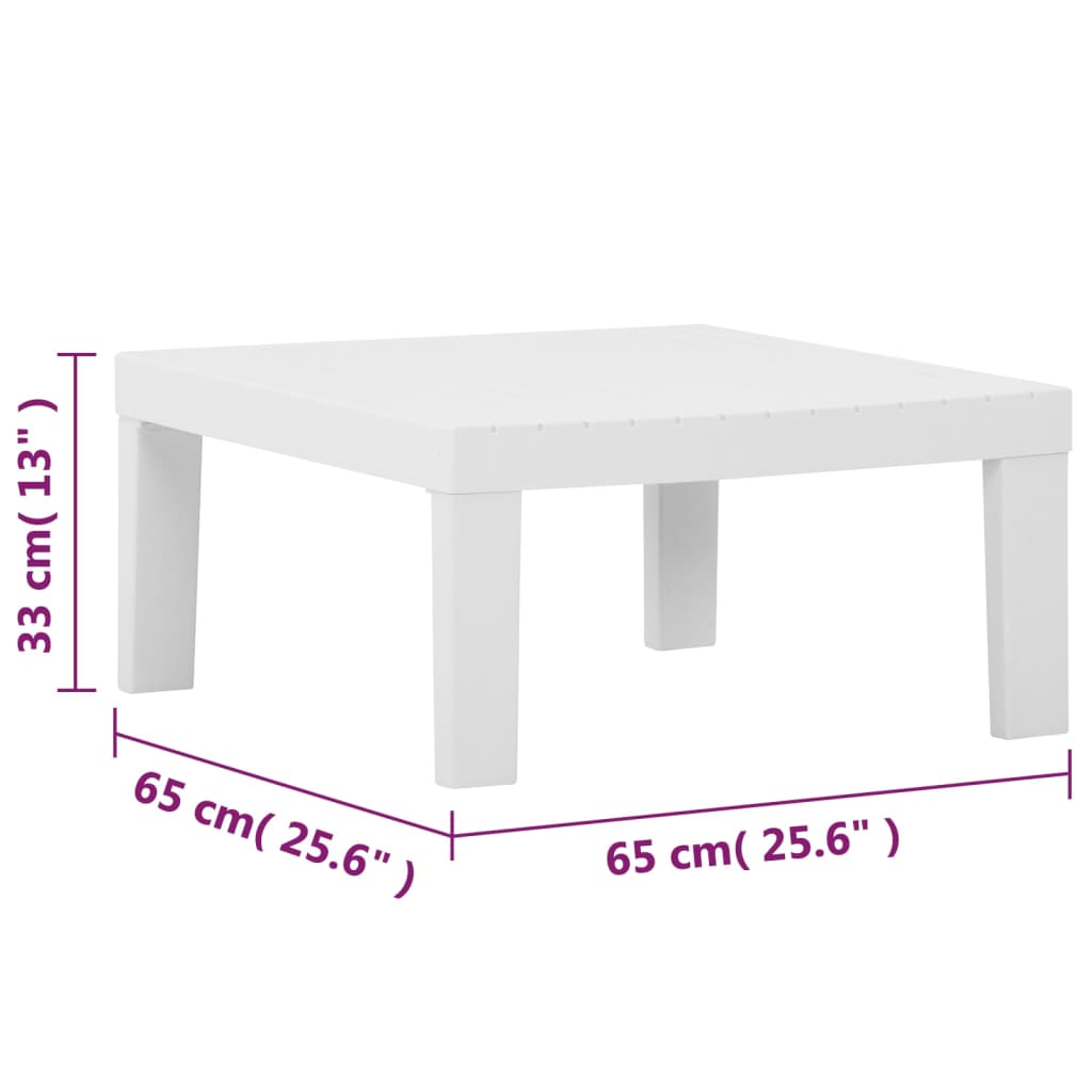 2-delige Loungeset met kussens kunststof