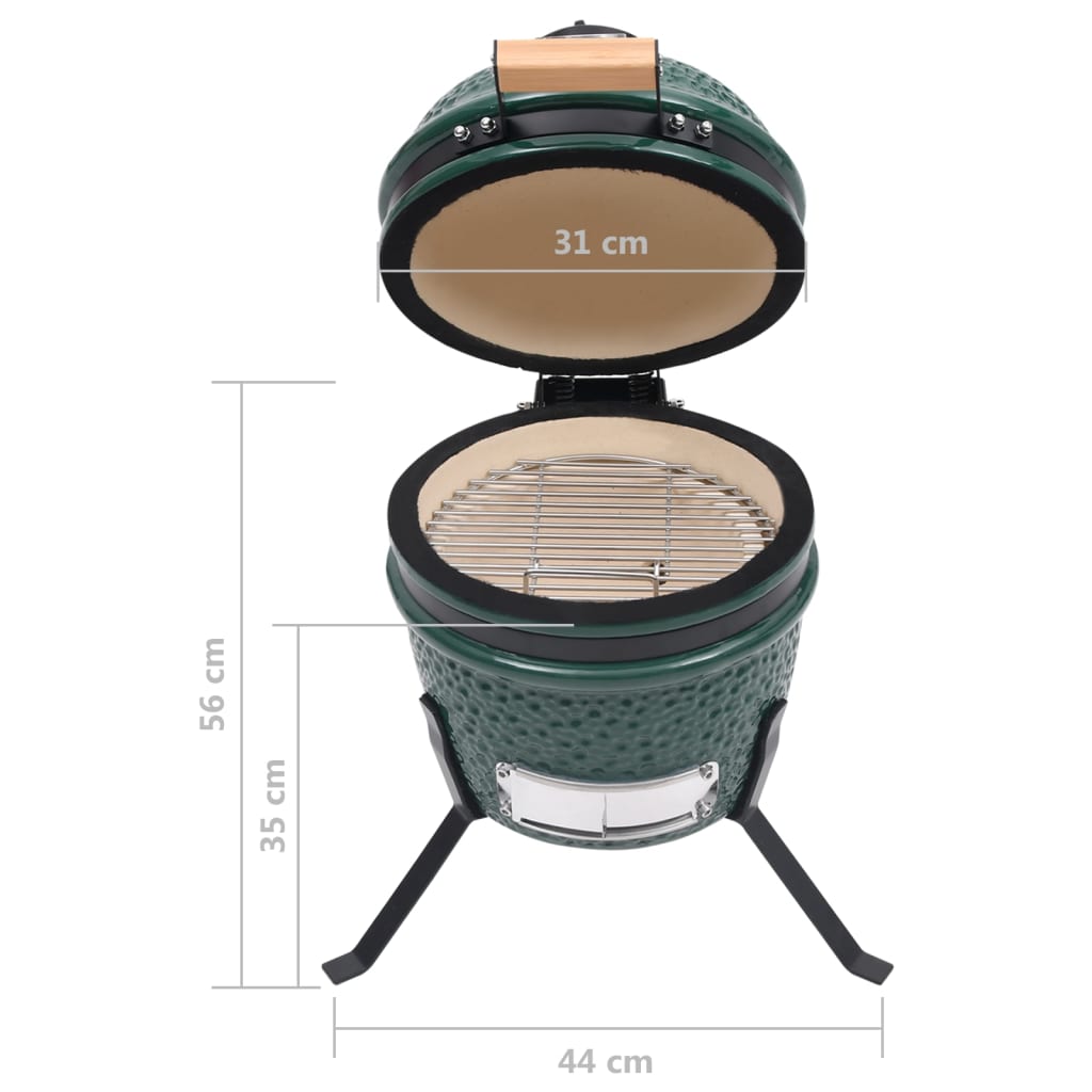 Barbecue Kamado 2 en 1 56 cm en céramique