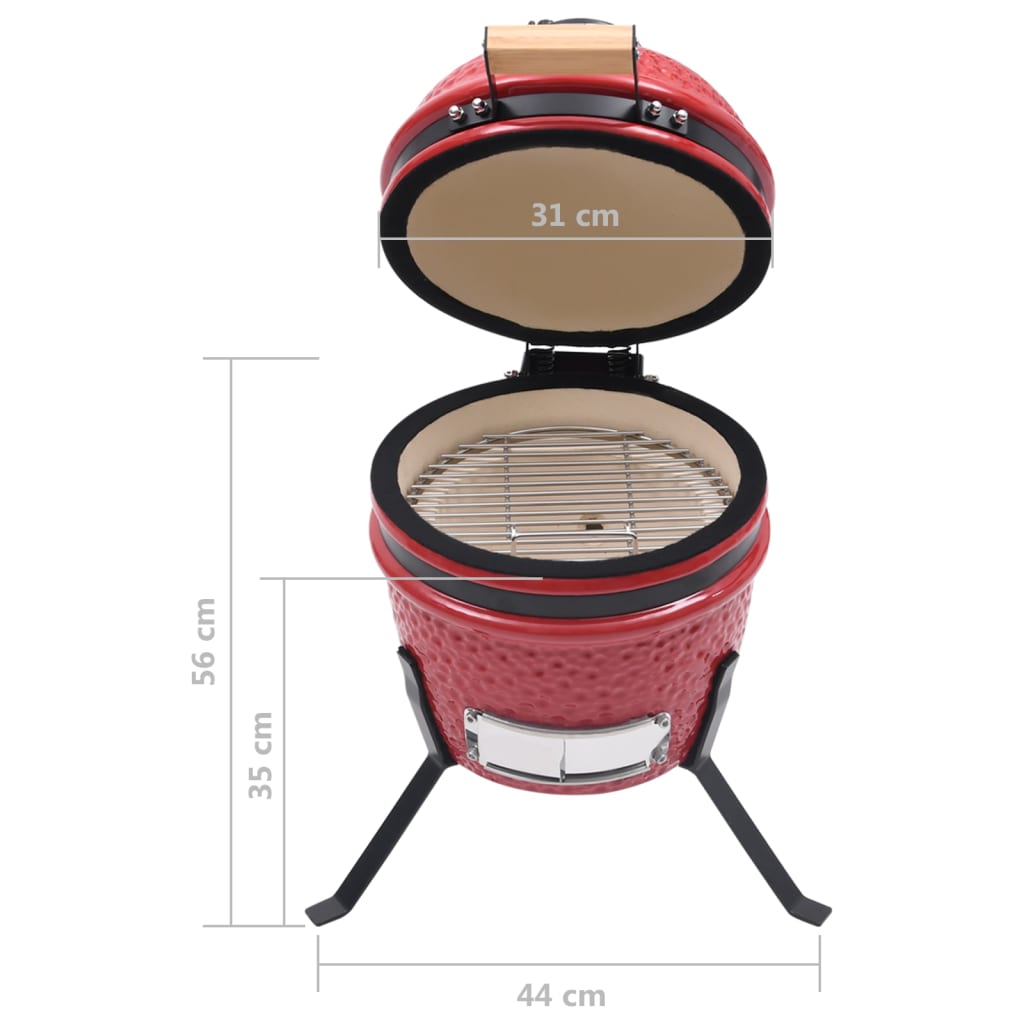 Barbecue Kamado 2 en 1 56 cm en céramique