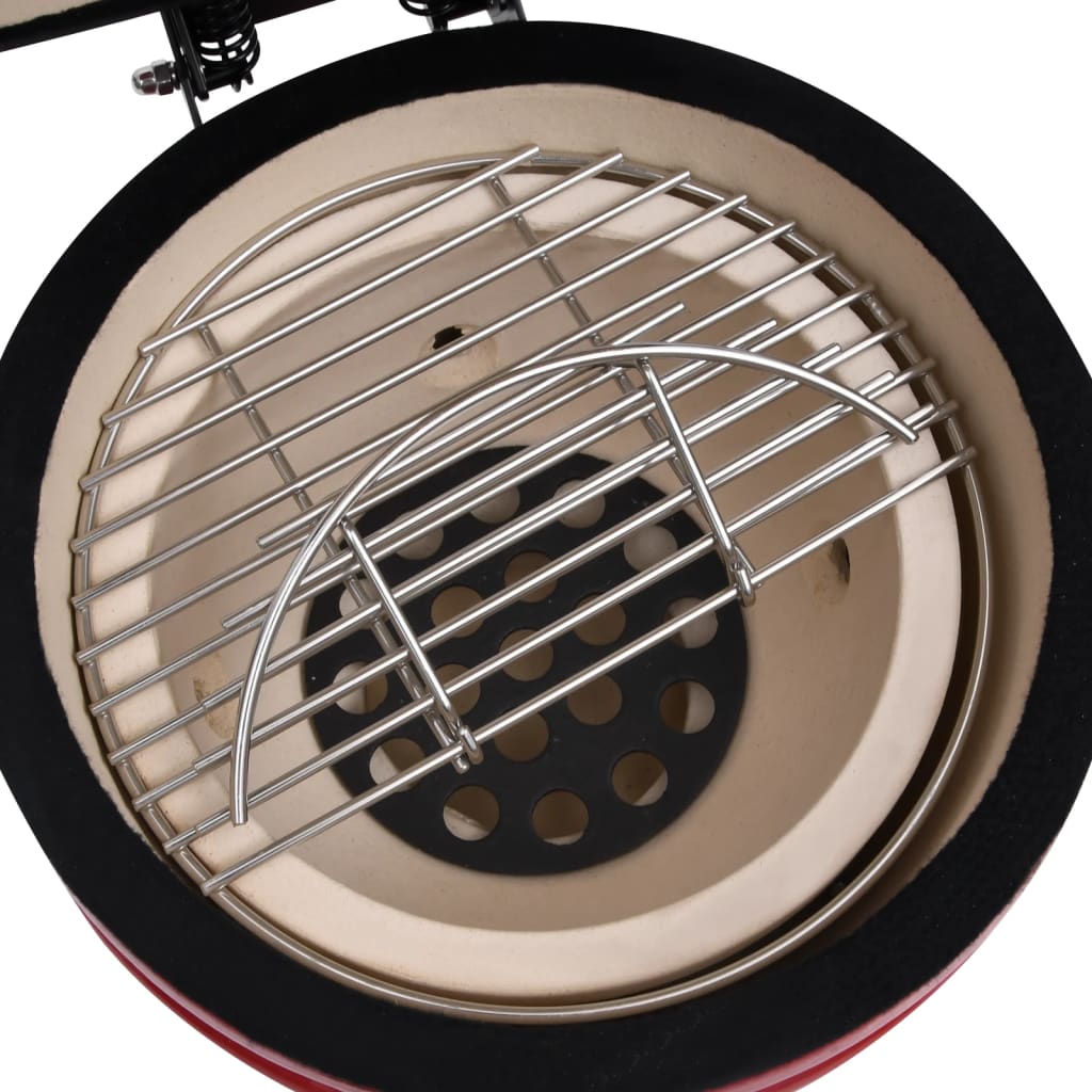 Kamado barbecue 2-in-1 56 cm keramiek