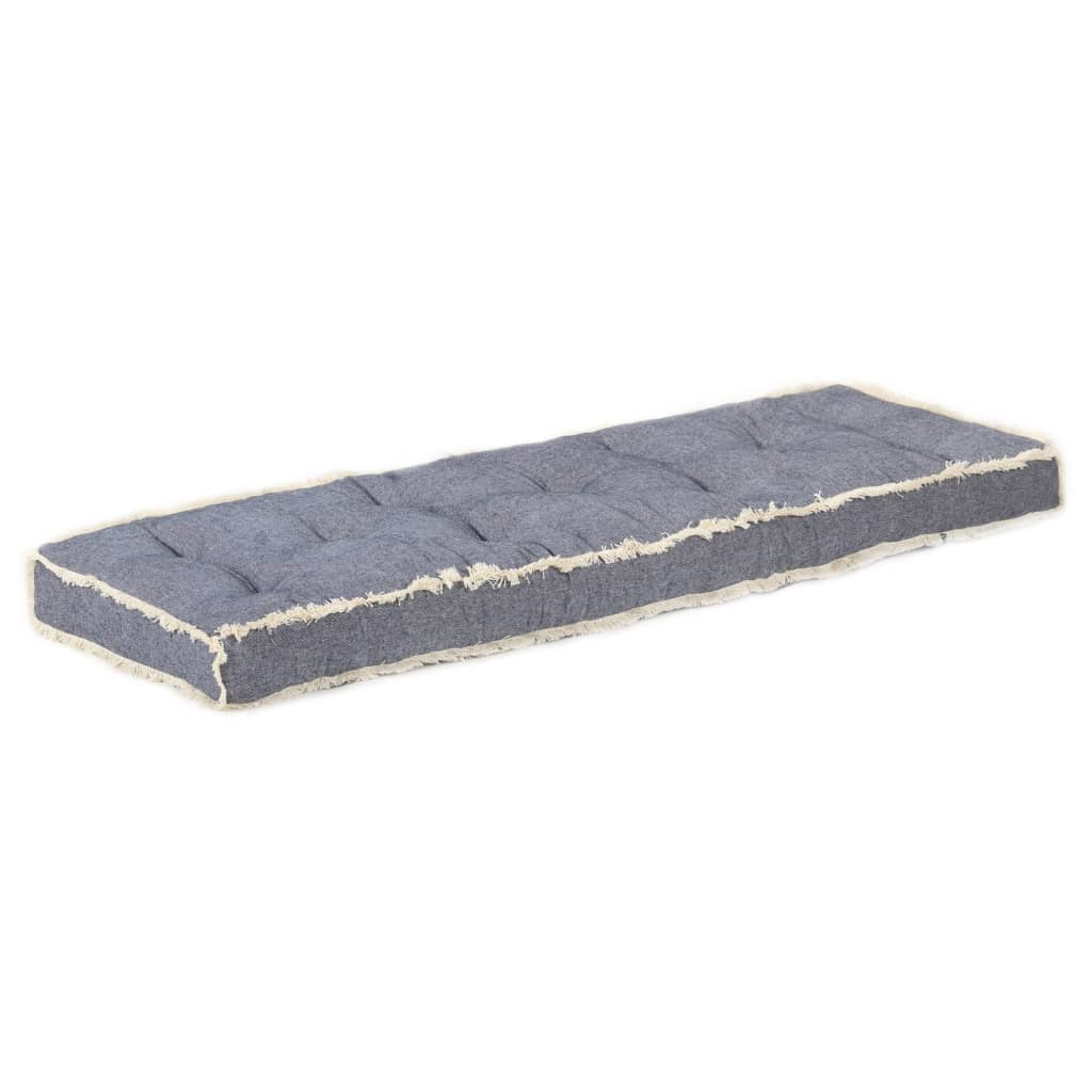 2-delige Bankkussenset pallet blauw