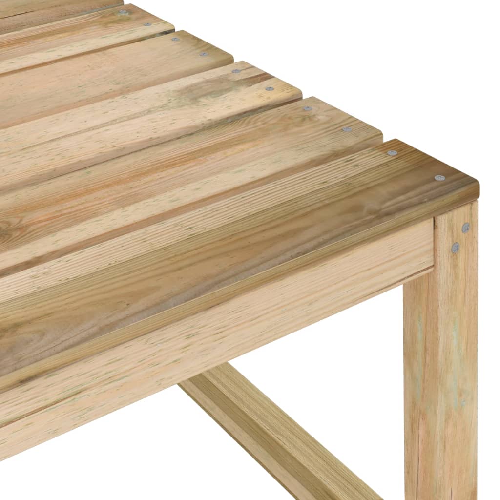 Tables de jardin 2 pcs palette 60x60x36,5 cm bois de pin imprégné