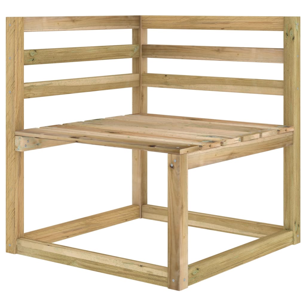 Tuintafels 2 st pallet 60x60x36,5 cm geïmpregneerd grenenhout