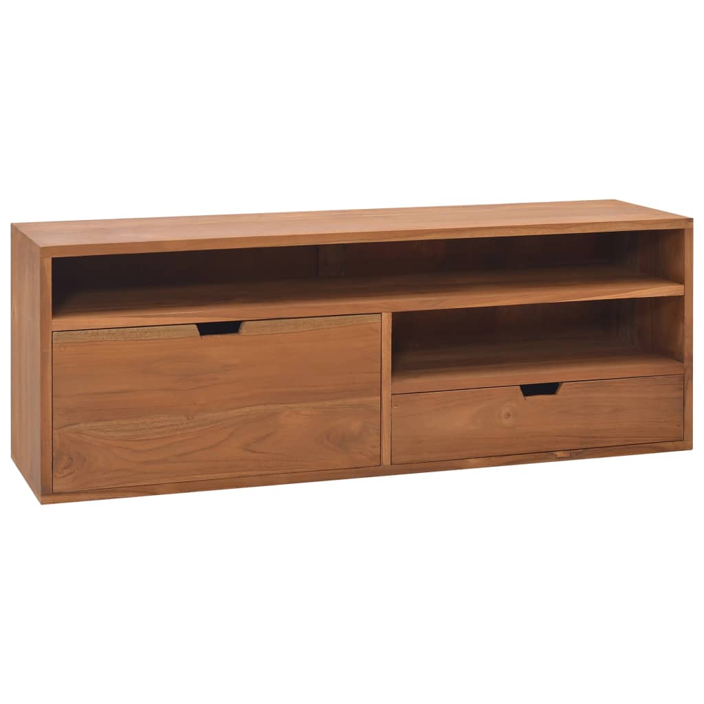 Tv-meubel 90x30x40 cm massief teakhout