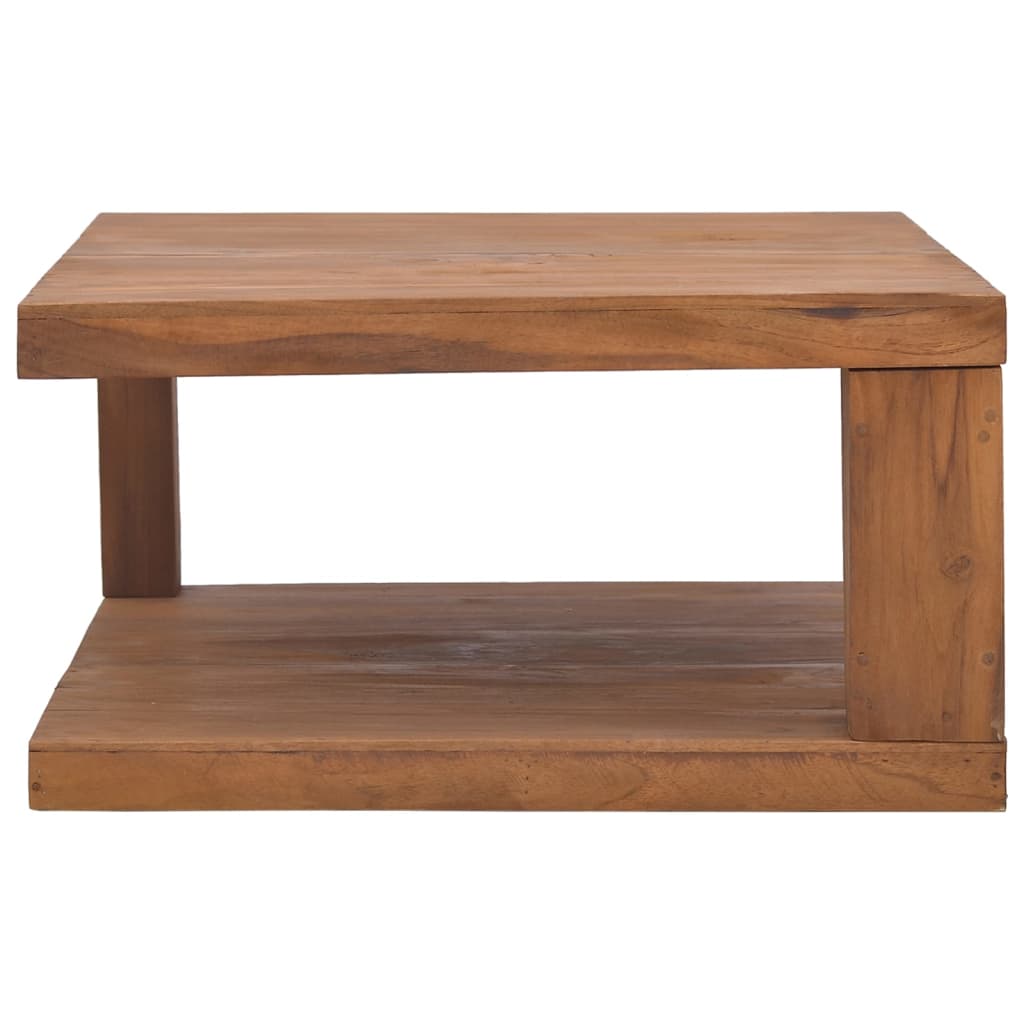 Table basse 65x65x33 cm teck massif