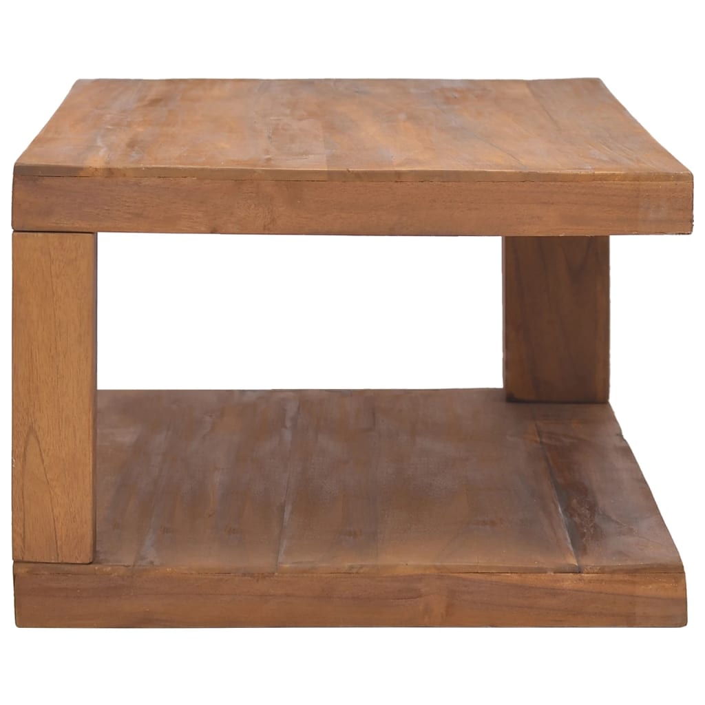 Table basse 65x65x33 cm teck massif