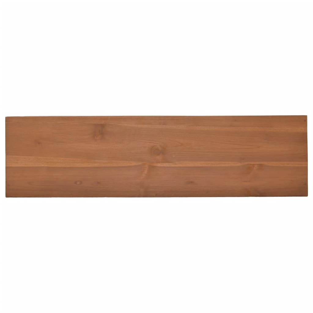 Wandtafel 80x30x80 cm massief teakhout