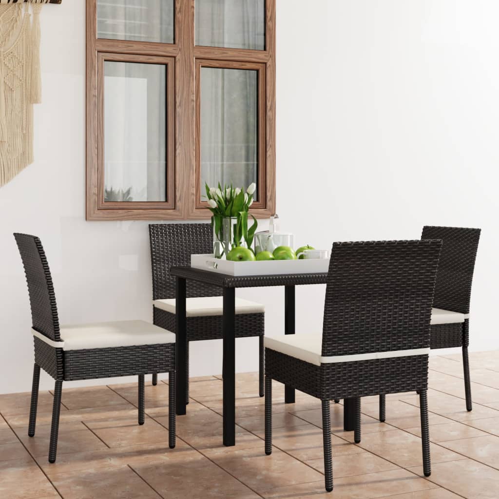 3-delige Tuinset poly rattan