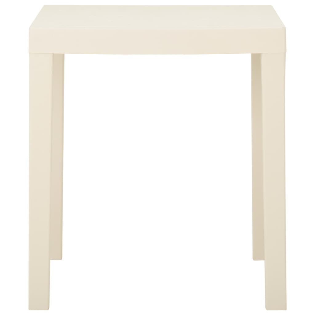 Table de jardin 79x65x72 cm en plastique