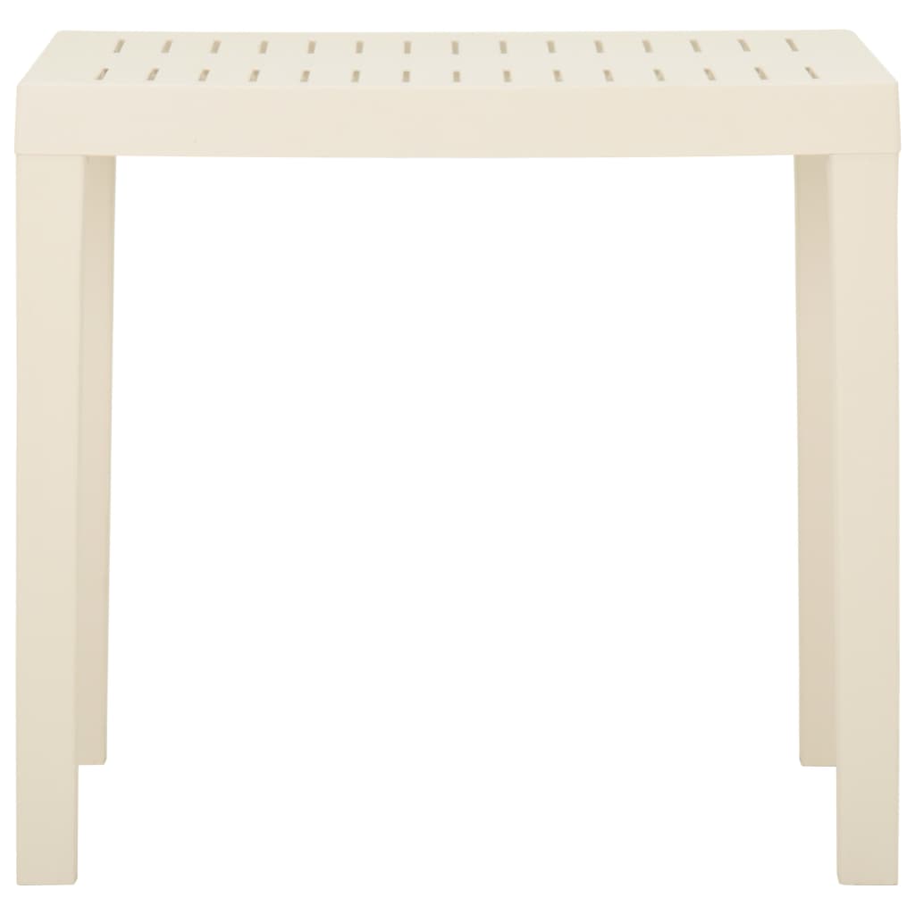 Table de jardin 79x65x72 cm en plastique