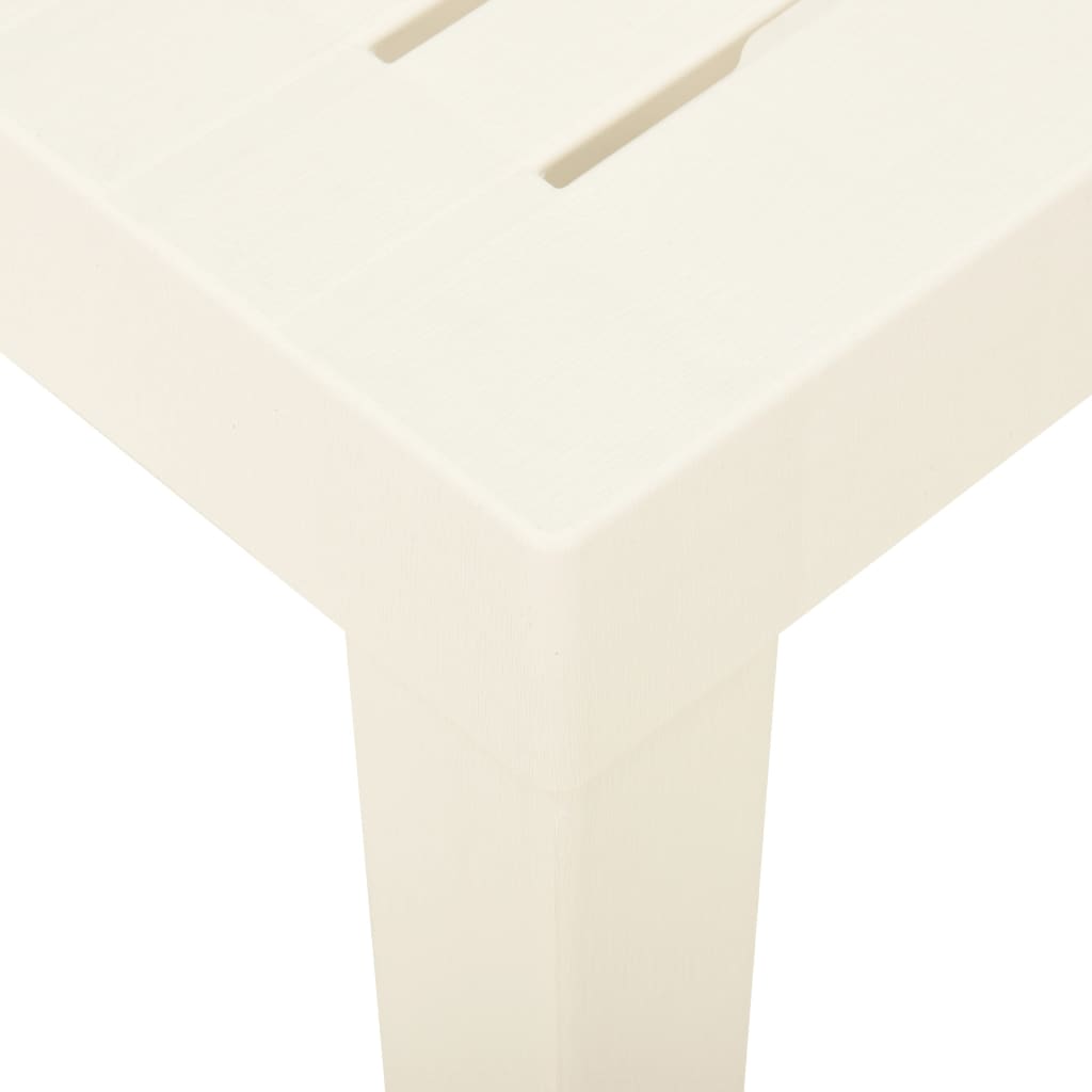 Table de jardin 79x65x72 cm en plastique