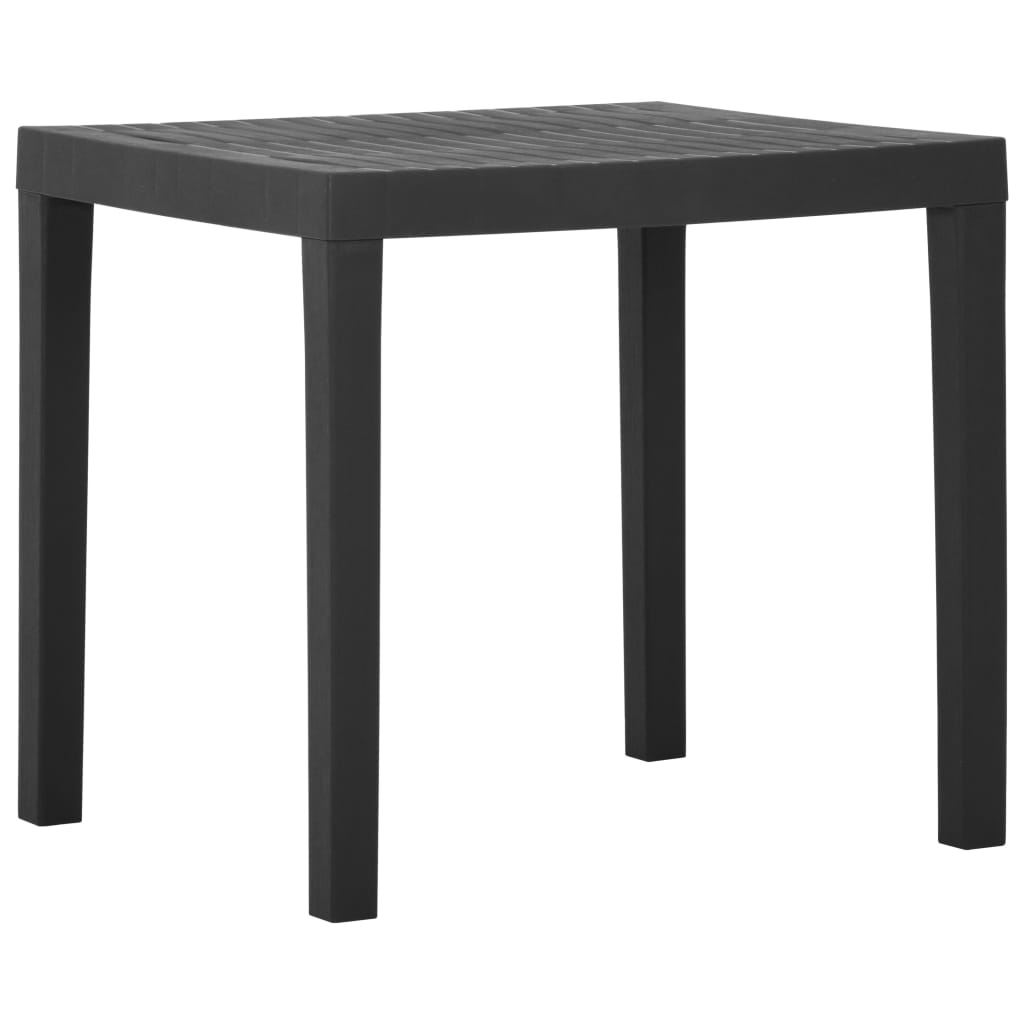 Table de jardin 79x65x72 cm en plastique