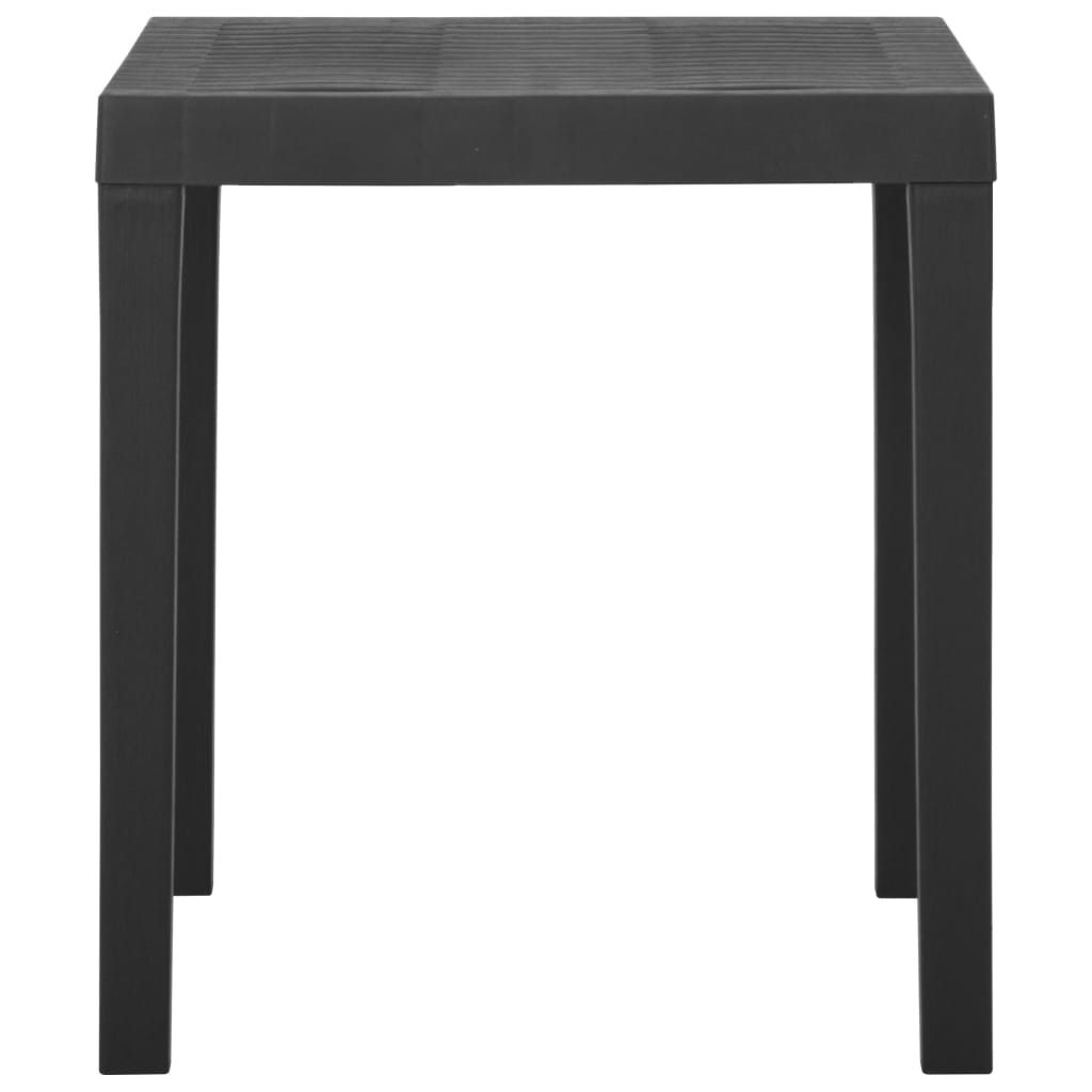 Table de jardin 79x65x72 cm en plastique