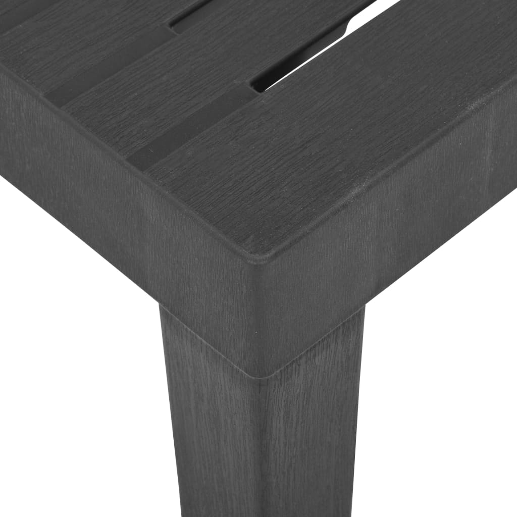 Table de jardin 79x65x72 cm en plastique