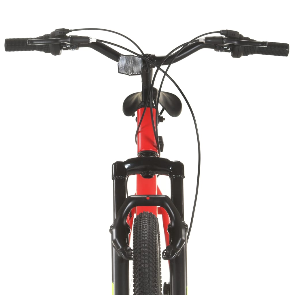 Mountainbike 21 versnellingen 27,5 inch wielen 50 cm frame rood