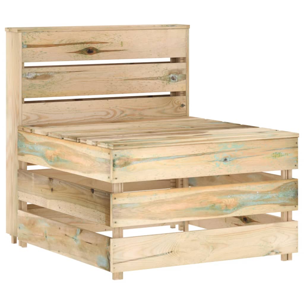 Tuintafels 2 st pallet geïmpregneerd grenenhout