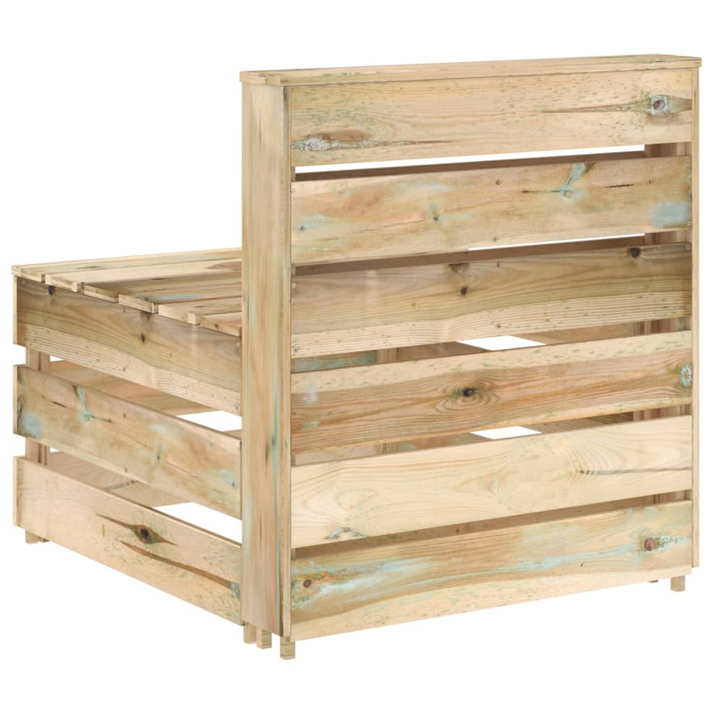 Tuintafels 2 st pallet geïmpregneerd grenenhout