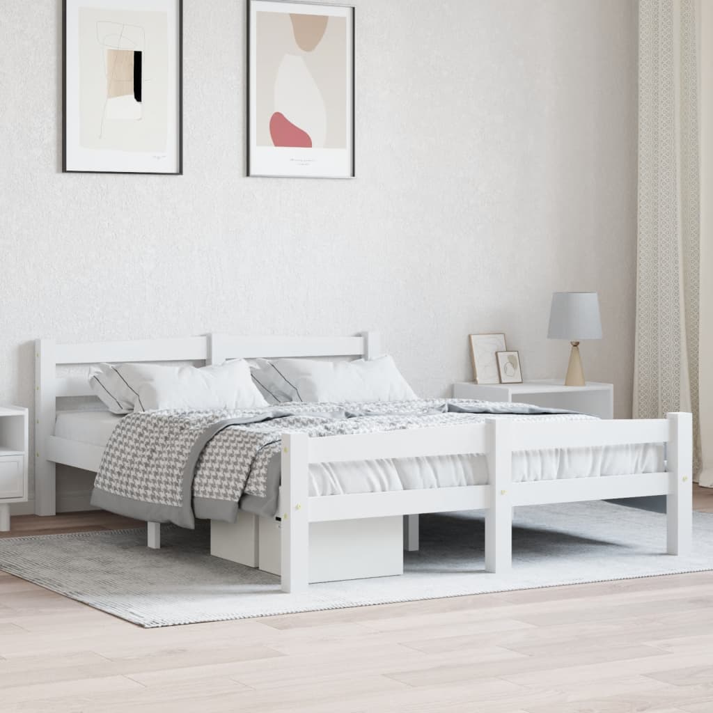 Bedframe massief grenenhout 120x200 cm