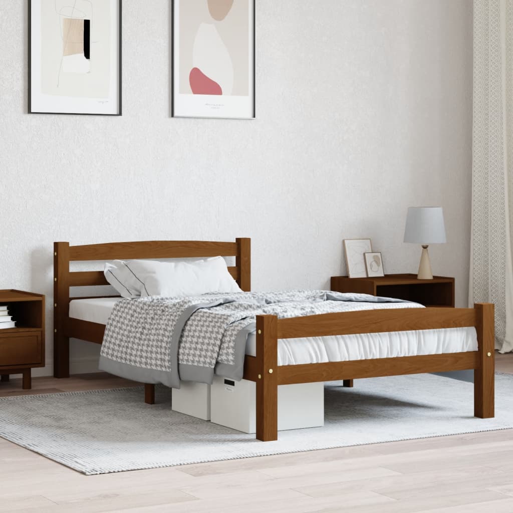 Bedframe massief grenenhout 120x200 cm