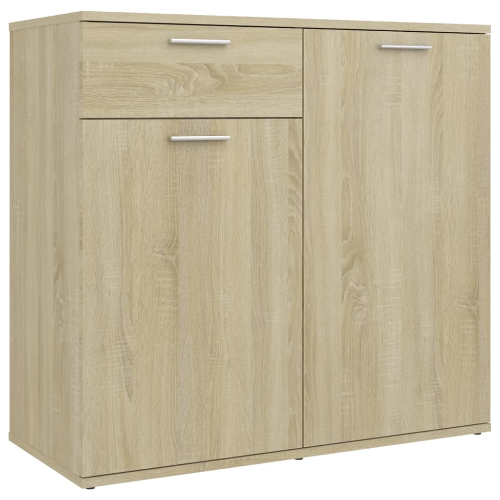 Dressoir 80x36x75 cm bewerkt hout